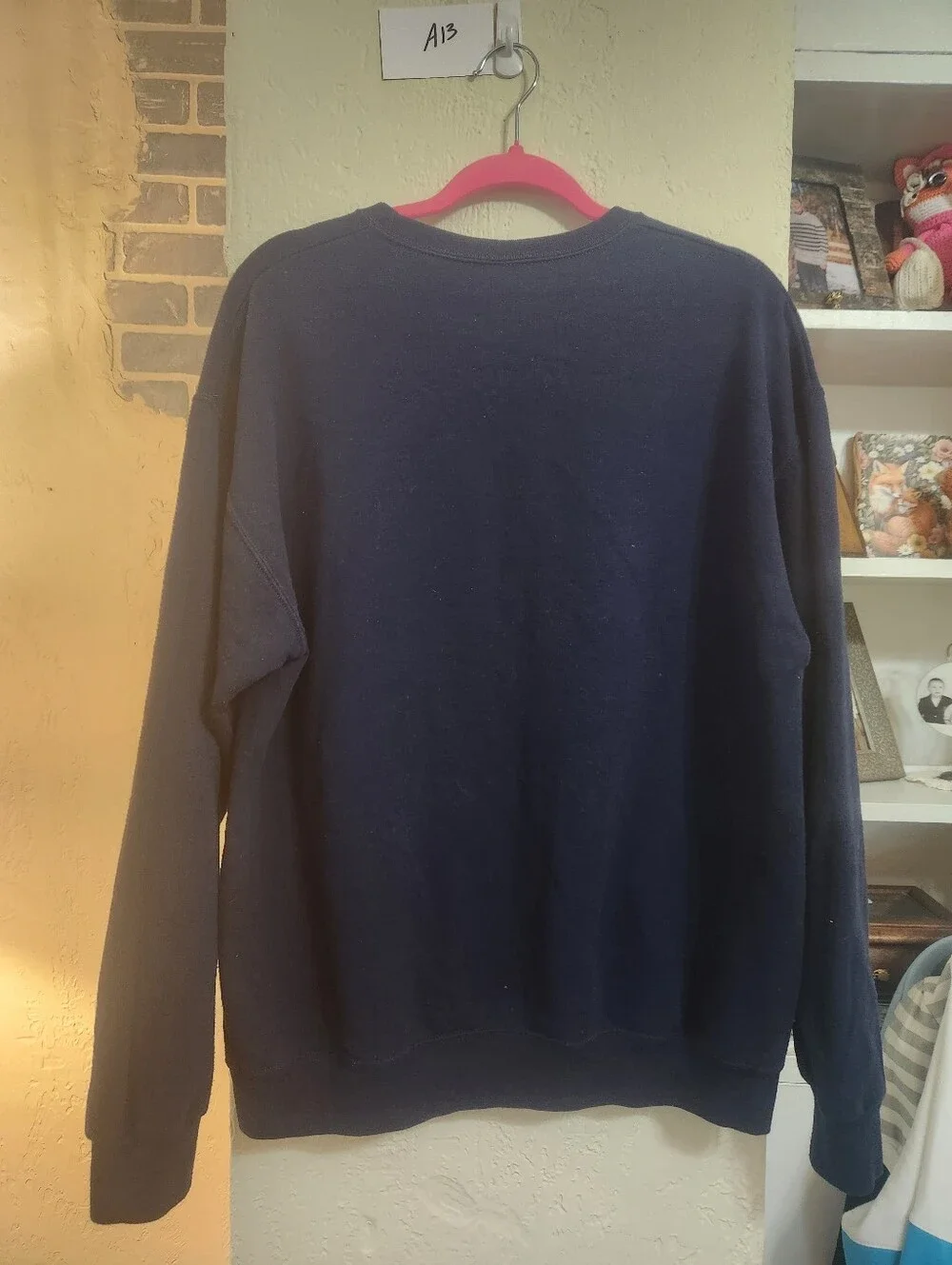 Star Wars Navy Crewneck Sweatshirt with Grogu Graphic